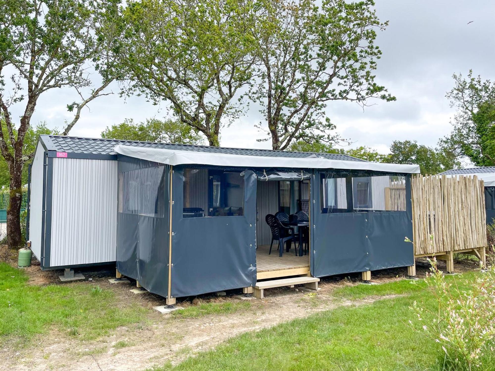 Camping Les Brillas Les Moutiers Exteriér fotografie